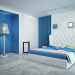 The two colour combination for bedroom
