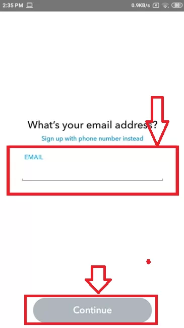 Enter your email